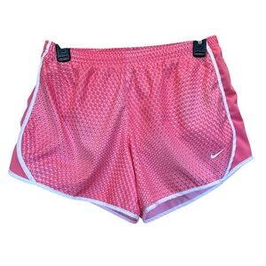 Nike Dri Fit Womens XL Pink Lined Running Athletic Exercise Shorts Workout Gym